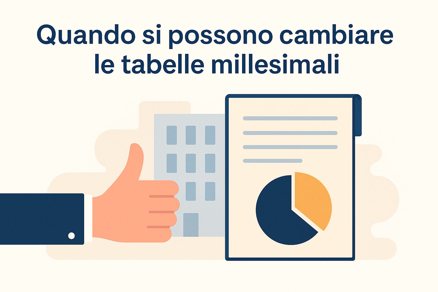 Modificare le tabelle millesimali contrattuali